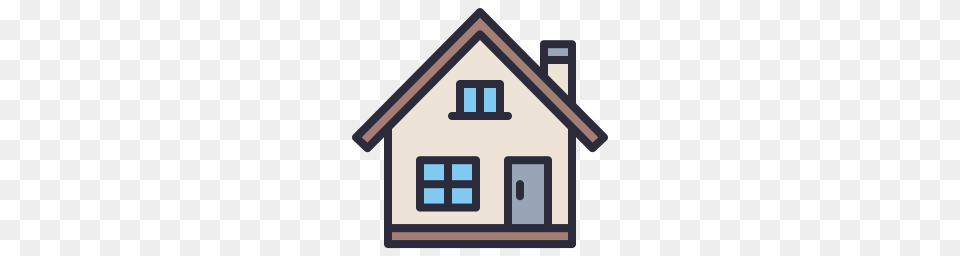 Home Icon Outline Filled, Architecture, Building, Cottage, House Png Image