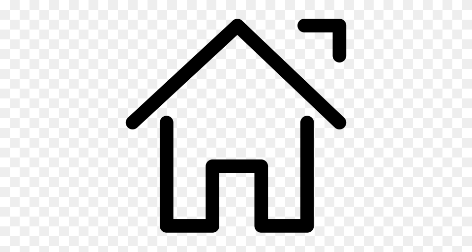 Home Icons, Gray Png Image