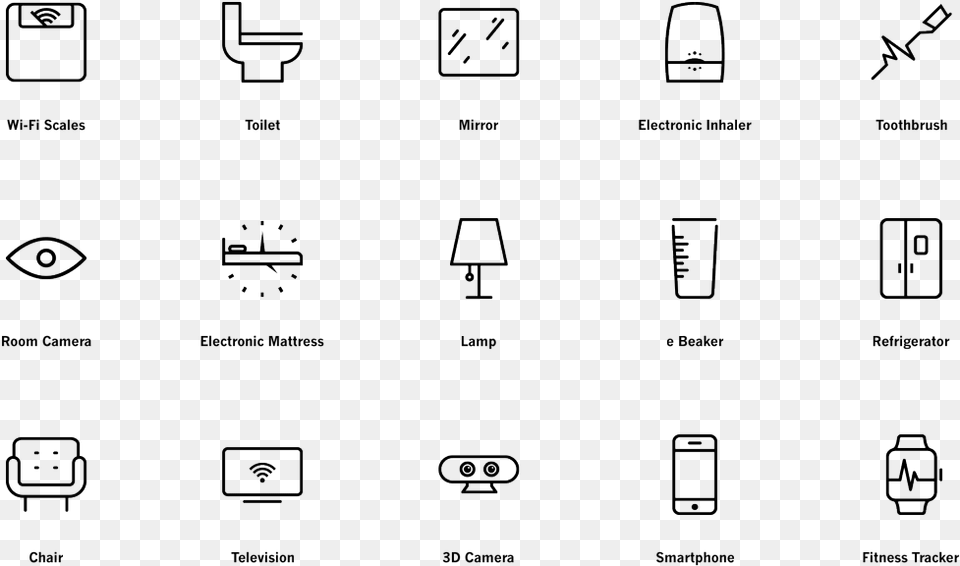 Home Icons Room Smart Home Device Icon, Text Free Png Download