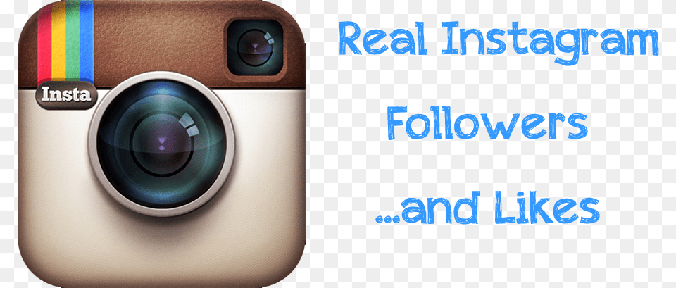 Home Instagram Likes Twitter Followers Privacy Policy Get Real Instagram Followers, Electronics, Camera, Digital Camera, Appliance Png Image