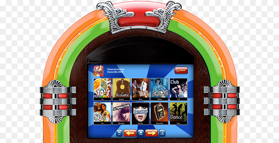 Home Jukebox Crosley Digital Jukebox Cr12 Di Jukebox, Slot, Gambling, Game, Person Free Transparent Png