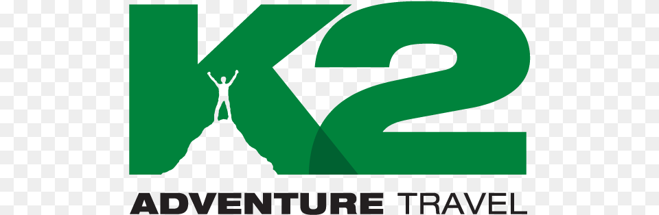 Home K2 Adventure Travel K2 Summit Logo, Green, Person, Symbol, Text Png Image