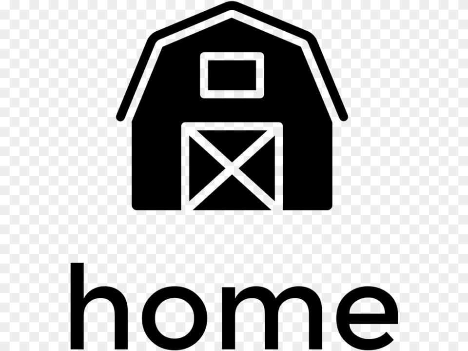 Home Logo Black Farm House Red Farmhouse Clipart, Gray Free Png Download