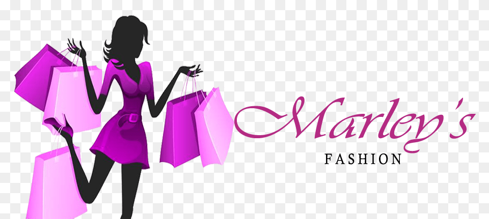 Home Logo For Fashion Shopping, Bag, Person, Purple, Shopping Bag Free Png Download