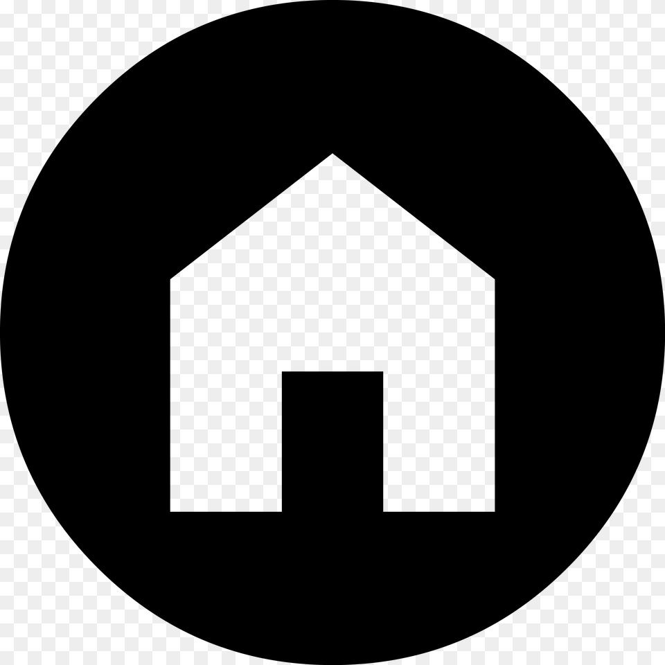 Home Logo Images Black Home Button Background, Disk Free Transparent Png