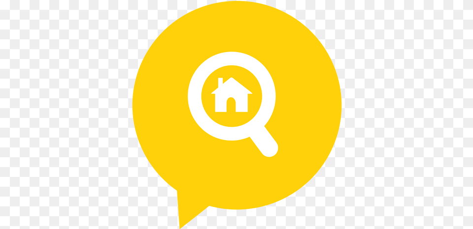 Home Magnifying Real Estate Icon Dot, Sign, Symbol Png