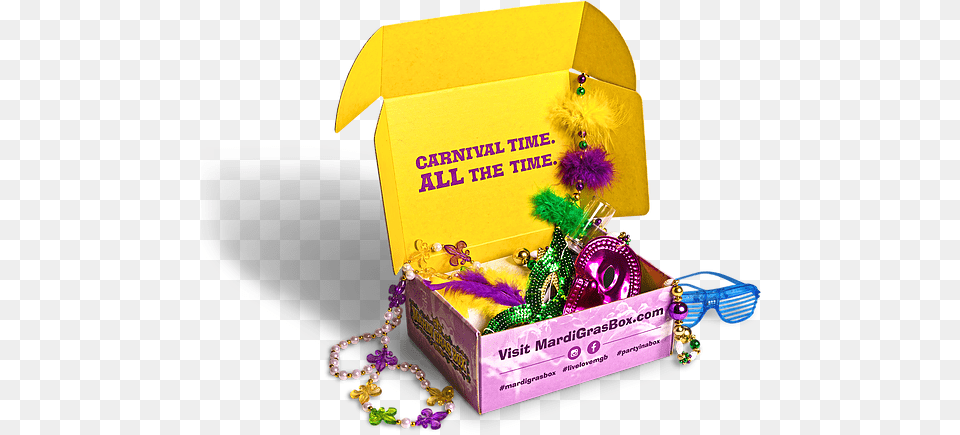 Home Mardi Gras Box Flower, Purple, Treasure, Accessories, Jewelry Png