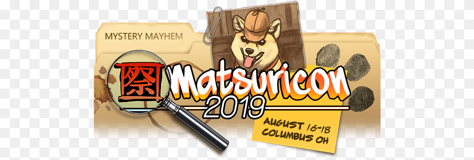 Home Matsuricon 2019 Mystery Mayhem, Book, Comics, Publication, Smoke Pipe Png Image