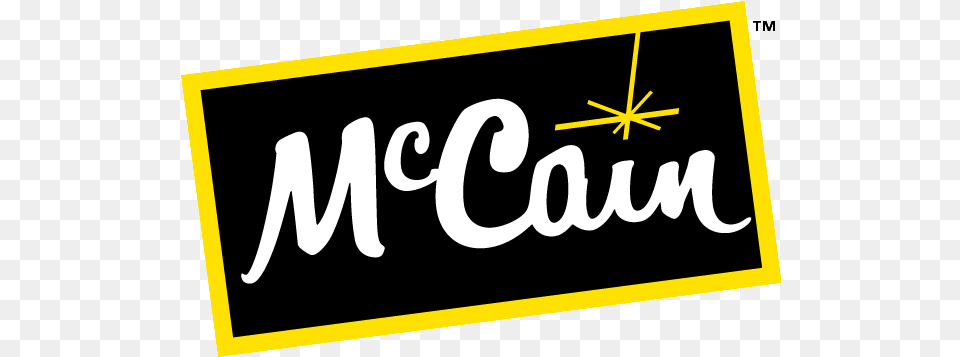 Home Mccain Foods Logo Mc Cain, Symbol, Text, Blackboard Png