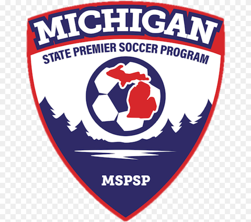 Home Michigan State Premier Soccer Program, Badge, Logo, Symbol, Ball Png Image