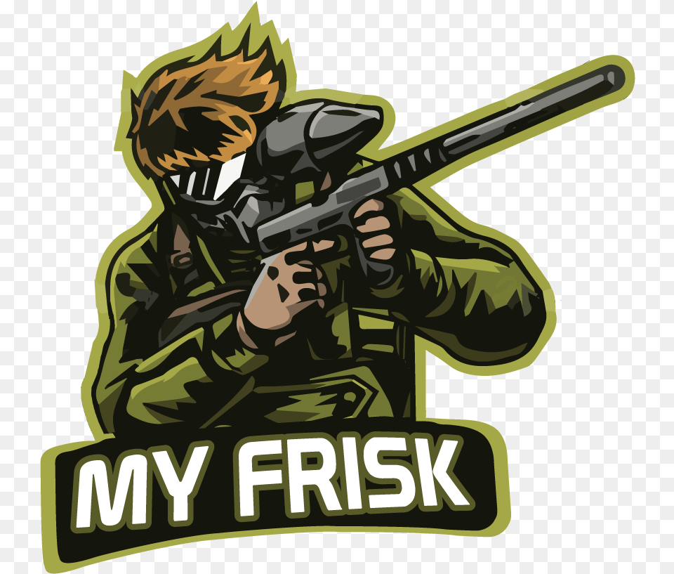 Home My Frisk Shoot Rifle, Paintball, Person Png Image