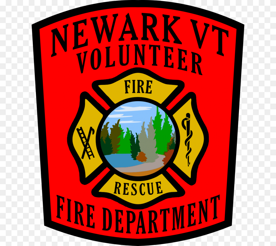 Home Newark Volunteer Fire Department, Logo, Badge, Symbol, Emblem Png