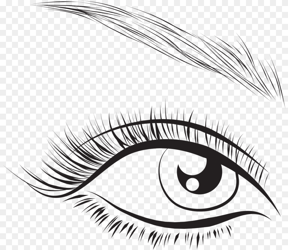 Home Of The 60 Lash Extension Eyes Lash Transparent, Art, Drawing Free Png