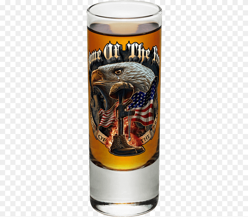 Home Of The Battlefield Cross Shooter Glass Shot Glass, Alcohol, Beer, Beverage, Cup Free Transparent Png
