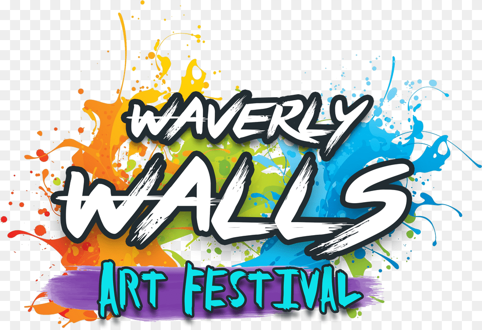 Home One Waverly Walls Art Park Graphic Design, Graffiti, Graphics, Advertisement, Poster Free Png