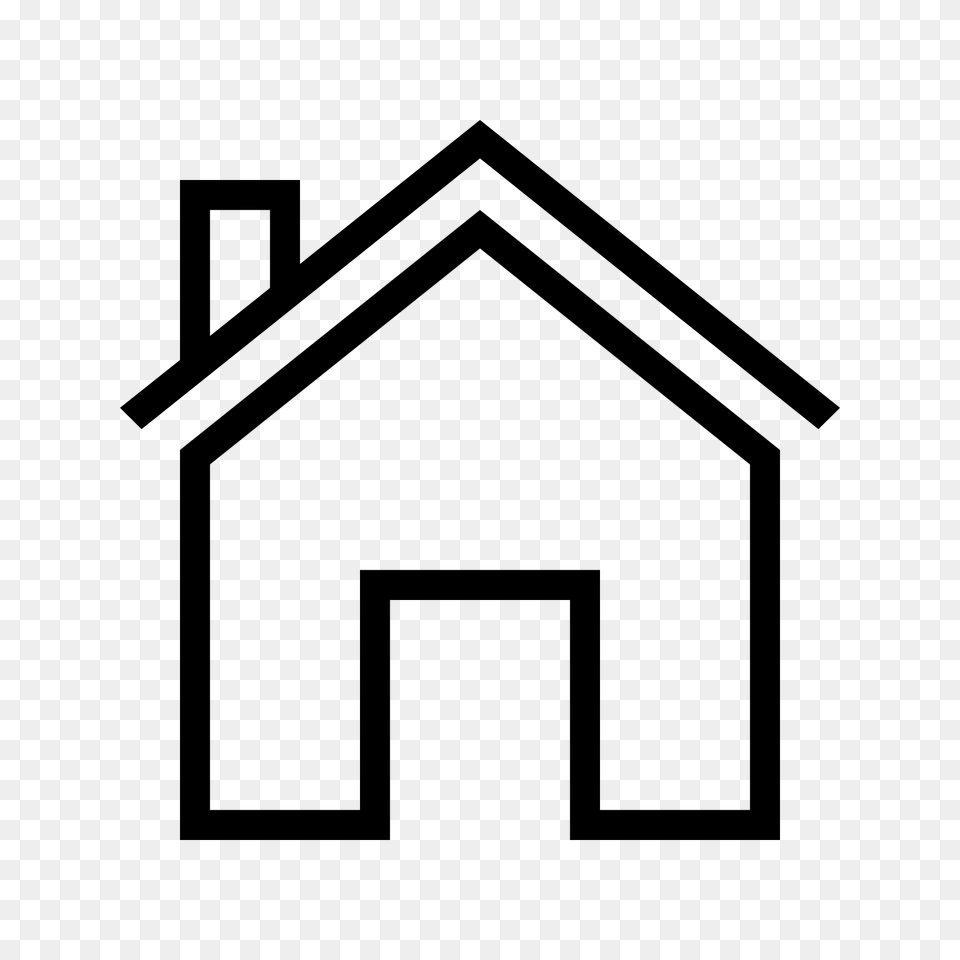 Home Outline Images Home Pictures Home Outline, Gray Png Image