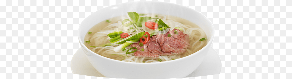 Home Pho, Bowl, Dish, Food, Meal Free Transparent Png