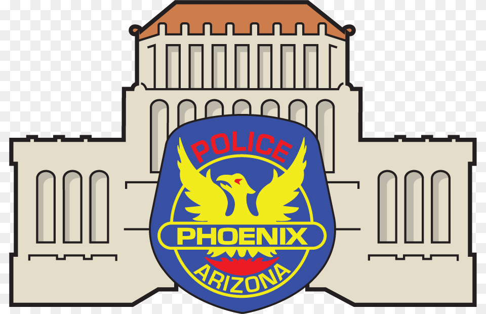 Home Phoenix Police Museum, Logo, Badge, Symbol, Architecture Png