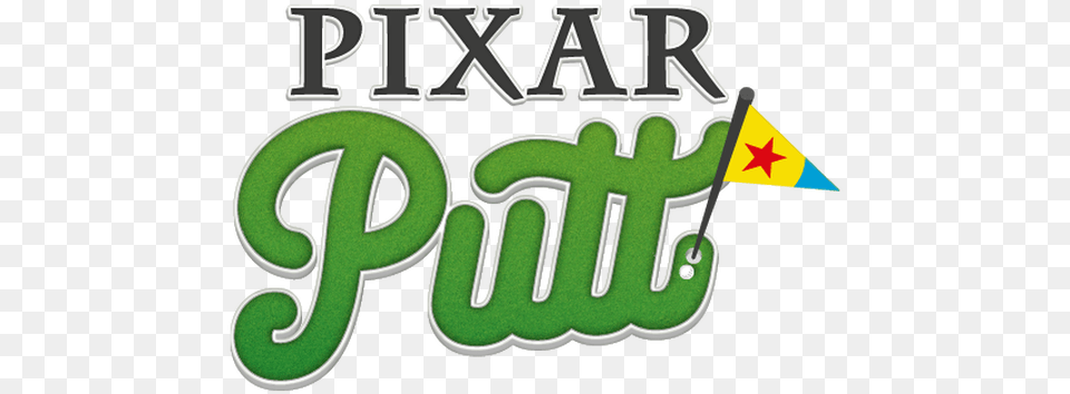 Home Pixar Putt Pixar Putt Logo, Green, Text Free Png Download