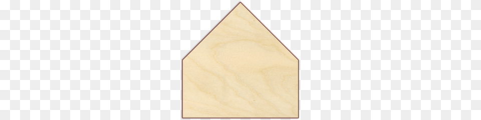 Home Plate Wood Shape, Plywood, Triangle Free Png