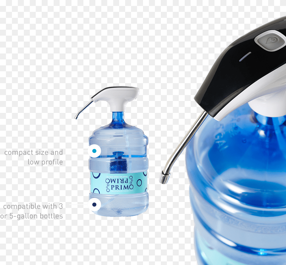 Home Primo Water U0026 Dispensers Primo Water Dispenser Small, Bottle, Water Bottle, Cosmetics, Perfume Free Png Download