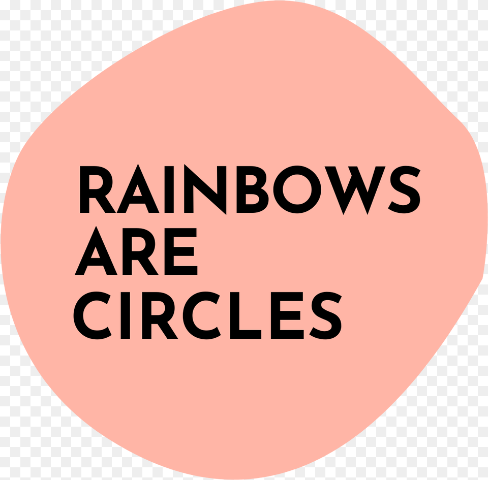 Home Rainbows Are Circles Circle, Text, Disk Png