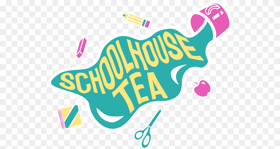 Home Schoolhouse Tea, Sticker, Scissors, Food, Sweets Free Png Download