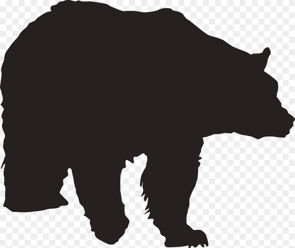 Home Silhouet Bear Transparant, Animal, Mammal, Wildlife, Black Bear Free Transparent Png