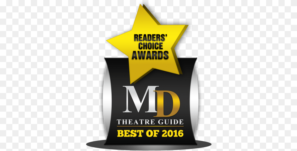 Home Silhouette Stages Md Theater Guide Readers Choice Award Graphic, Advertisement, Poster, Mailbox, Symbol Free Png Download