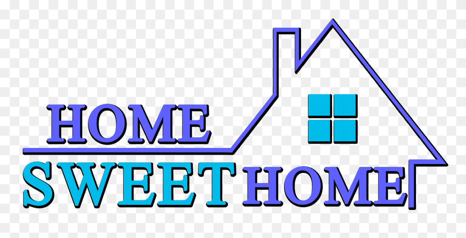 Home Sweet Home Clipart Clip Art Images, Triangle, Text, Architecture, Building Free Png