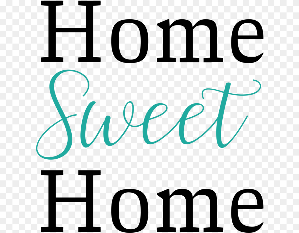 Home Sweet Home Svg Free, Handwriting, Text Png Image