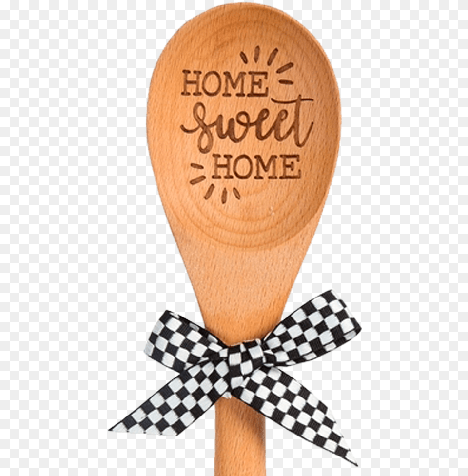 Home Sweet Home Wooden Spoon Pixel Art Panda With Heart, Cutlery, Kitchen Utensil, Wooden Spoon, Accessories Png Image