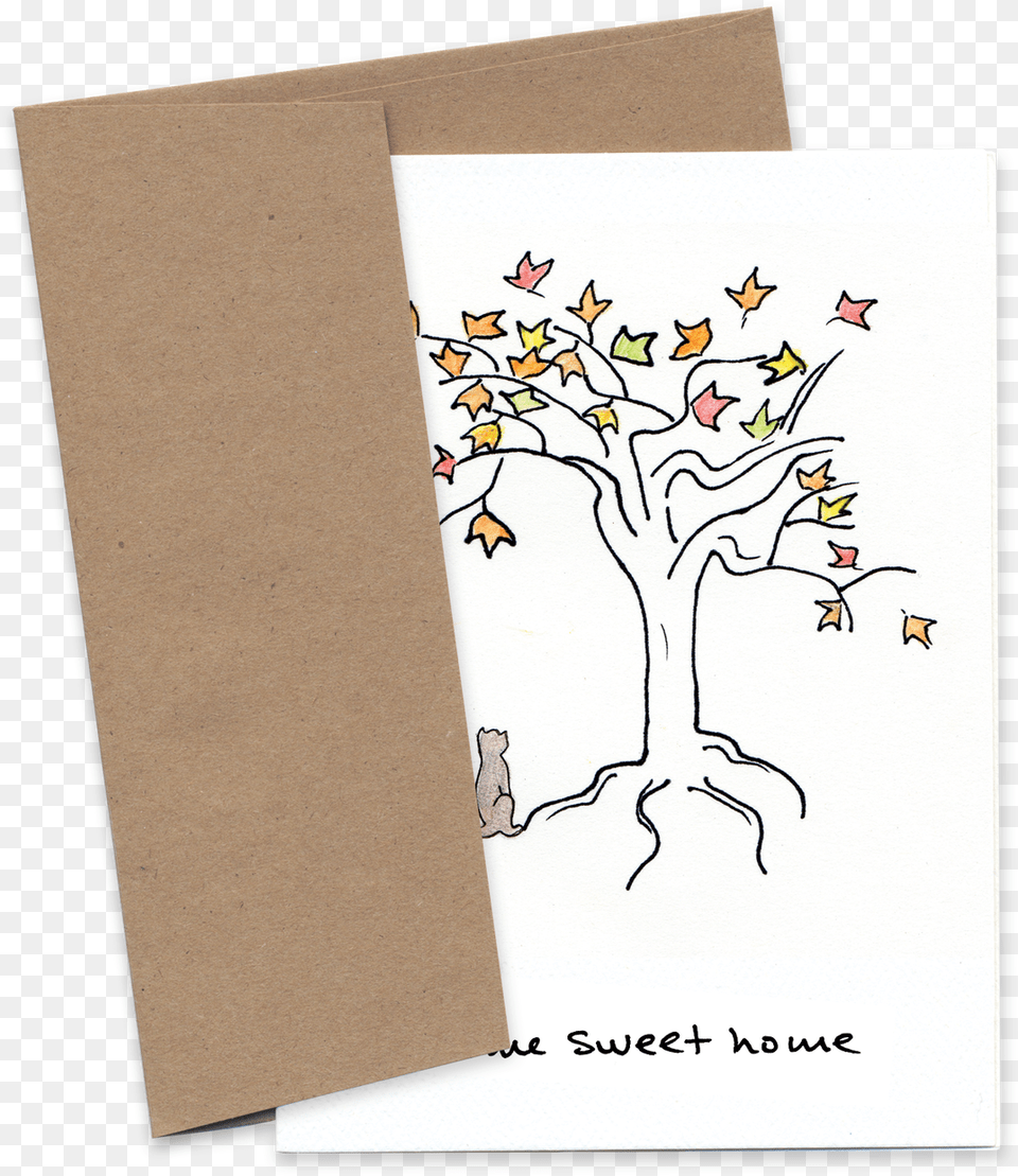 Home Sweet Tree, Envelope, Greeting Card, Mail, Animal Free Transparent Png