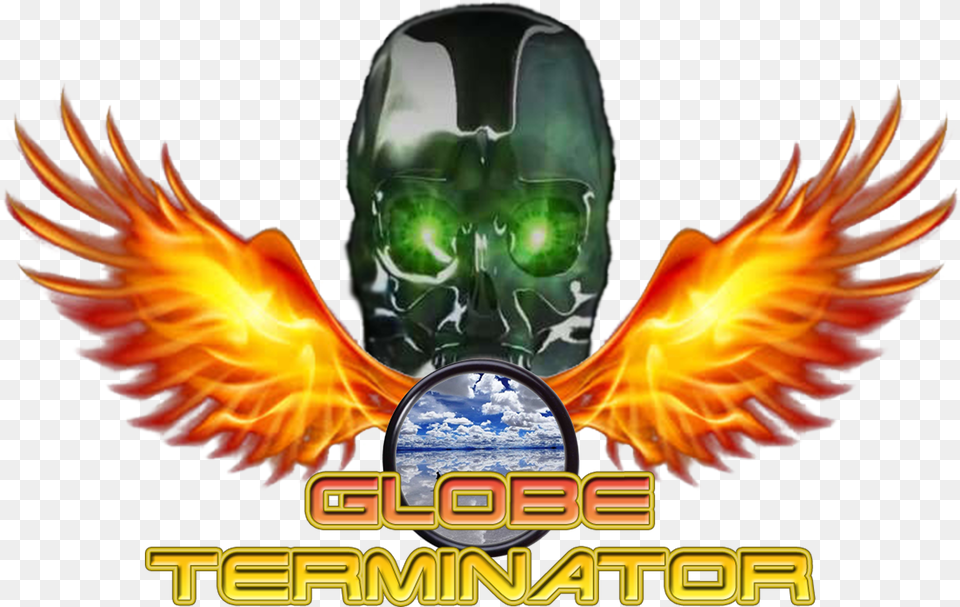 Home The Globe Terminator Picsart Fire Full Hd, Emblem, Symbol, Light Free Transparent Png