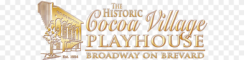 Home The Historic Cocoa Village Playhouse Cvp, Treasure, Text, Architecture, Building Png Image