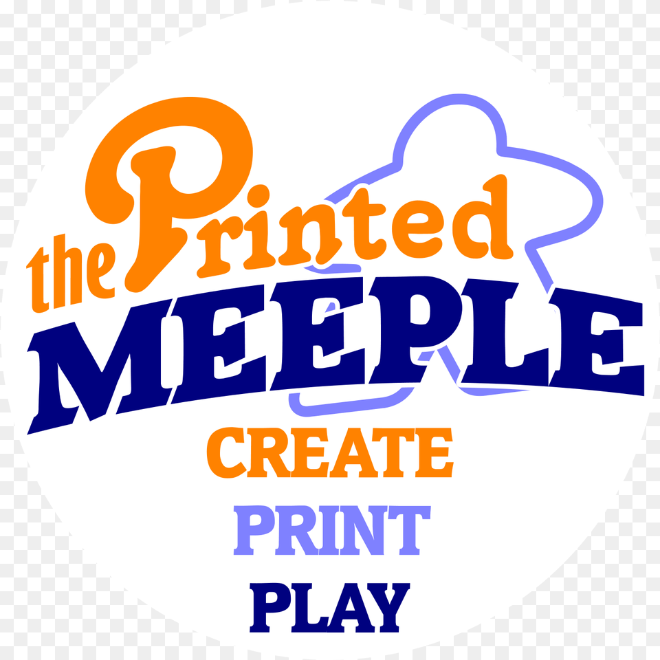Home The Printed Meeple Language, Logo, Disk, Text Free Png