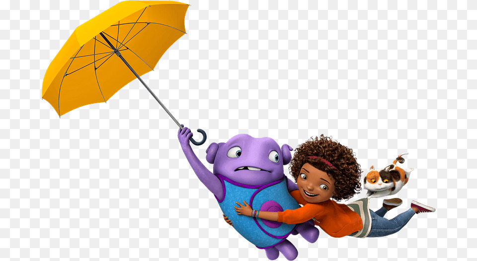 Home Tip And Oh Flying Away, Baby, Canopy, Person, Cartoon Free Png Download