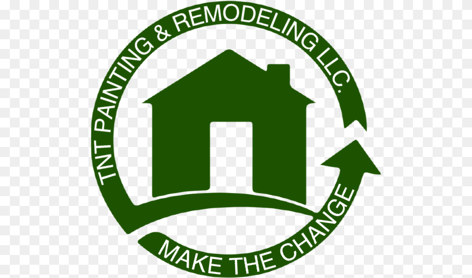 Home Tnt Painting U0026 Remodeling Llc Orange House, Green, Logo, Symbol, Recycling Symbol Free Png
