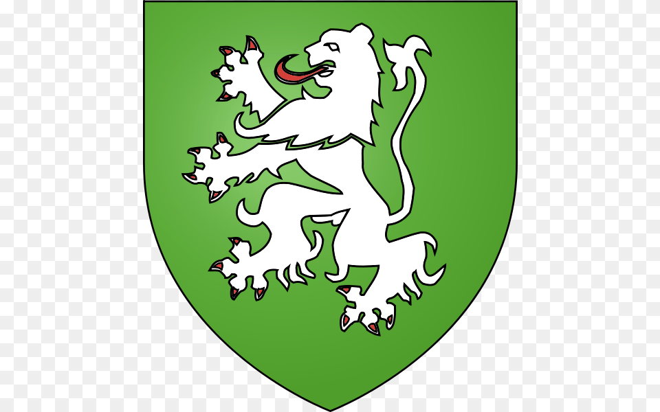 Home Vert A Lion Rampant Argent Langued And Armed Home Coat Of Arms Free Png