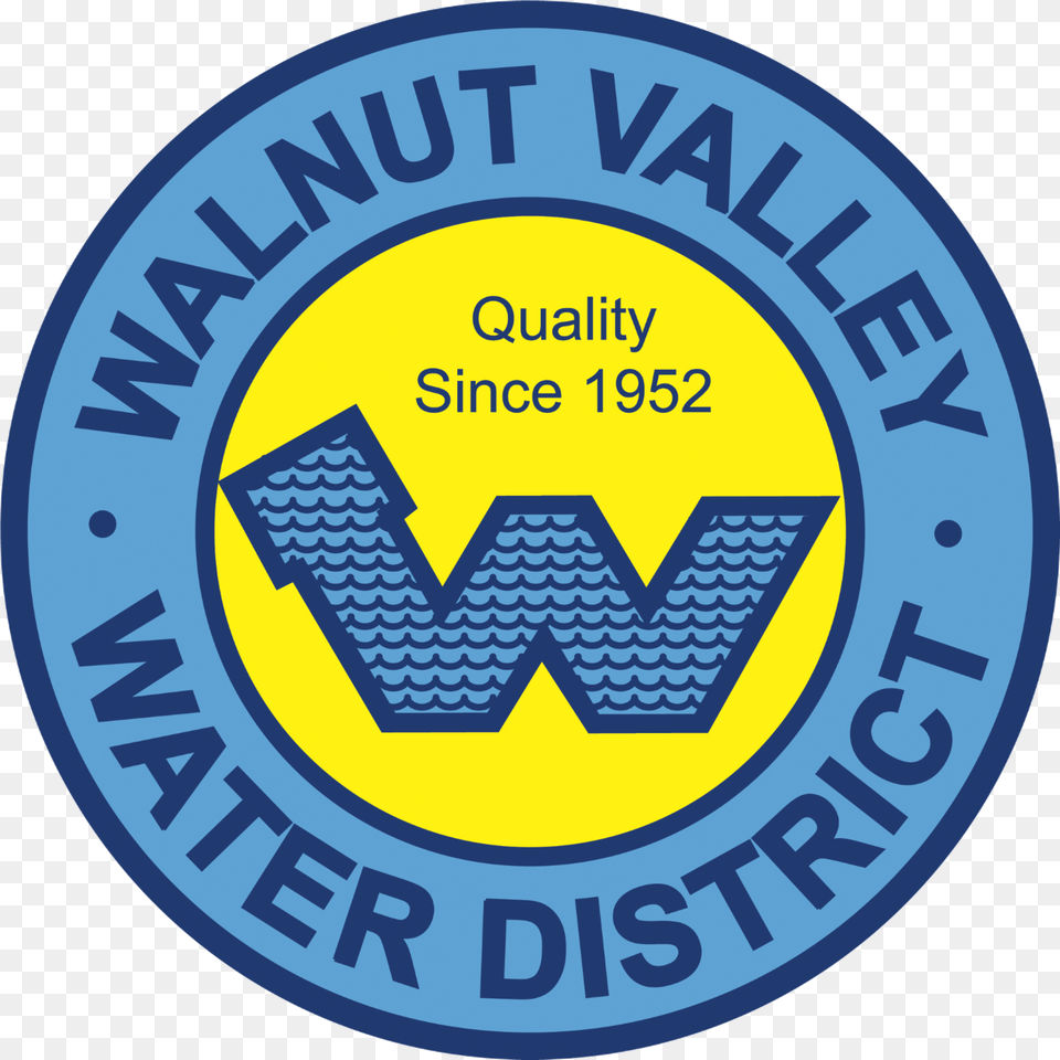 Home Walnut Valley Water District Walnut Valley Water District, Badge, Logo, Symbol, Disk Png
