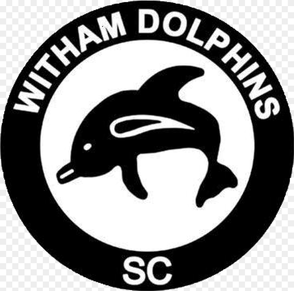 Home Witham Dolphins Emblem, Logo, Sticker, Symbol, Disk Png