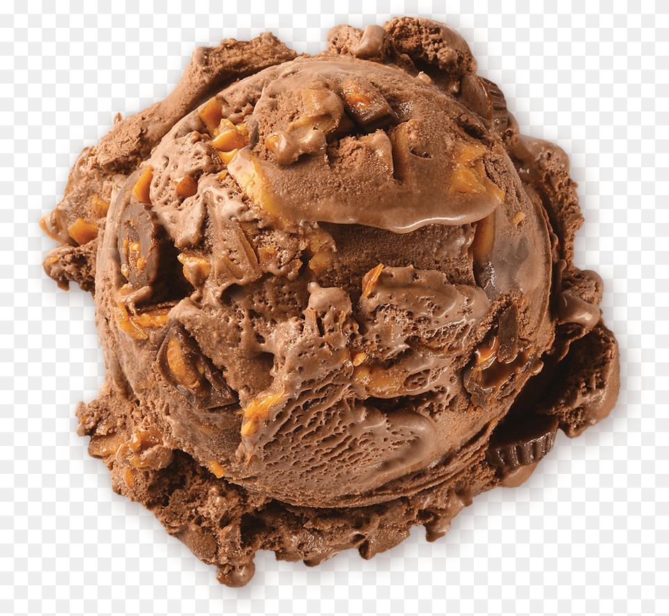 Homemade Brand Milk Chocolate Peanut Butter Cup Ice Peanut Butter Cup, Cream, Dessert, Food, Ice Cream Png Image