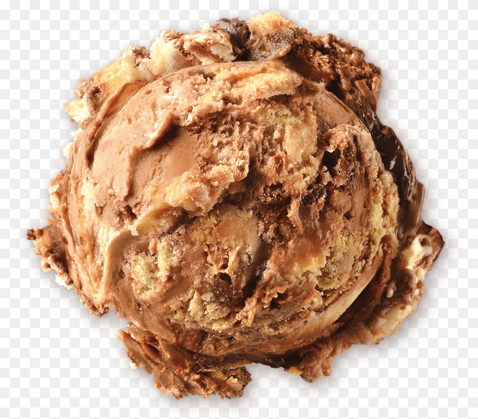 Homemade Brand Twisted Cookies N Cream Ice Cream Scoop Ice Cream, Dessert, Food, Ice Cream, Soft Serve Ice Cream Png Image