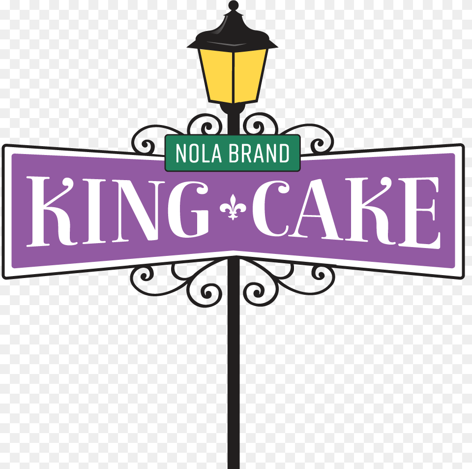 Homepage Nola Brand King Cakes, Lamp Post, Banner, Text Free Png Download