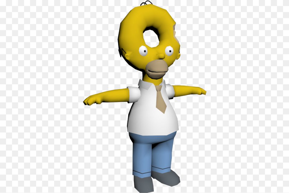 Homer Donut T Pose Meme, Mascot, Baby, Person Free Transparent Png