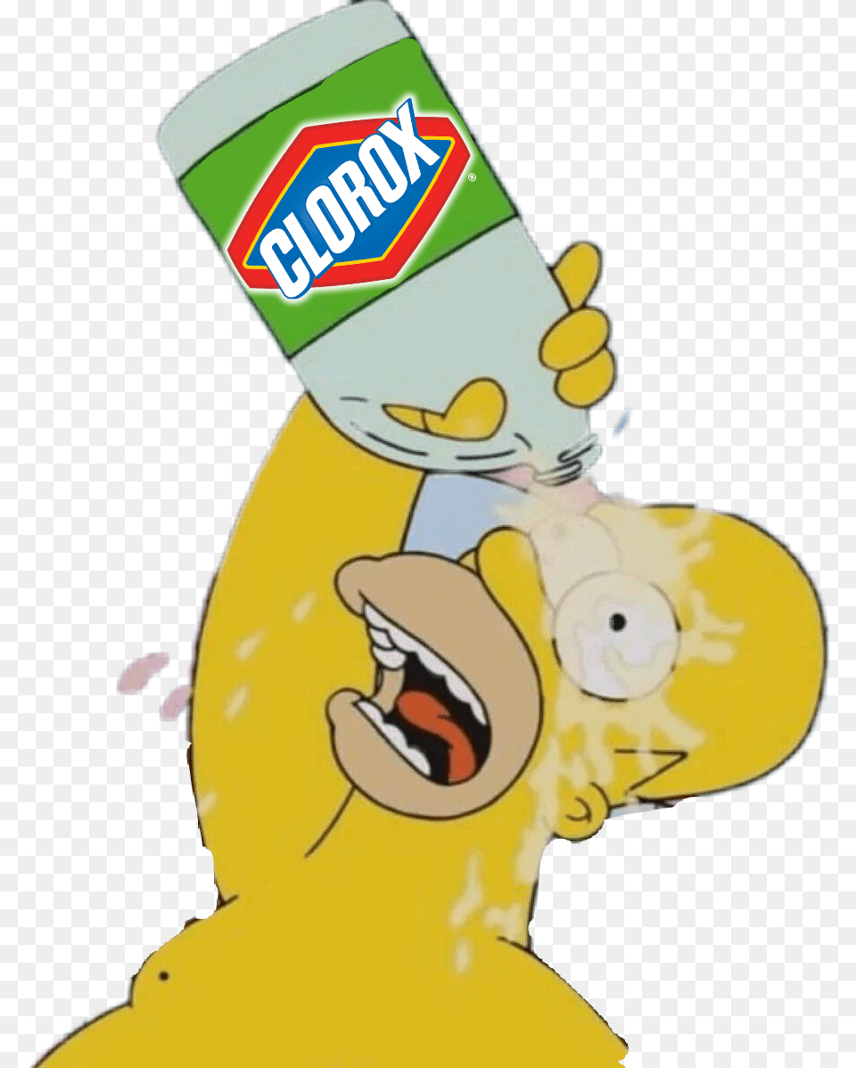 Homer Homero Thesimpsons Lossimpsons Simpson Clorox Clorox Png Image