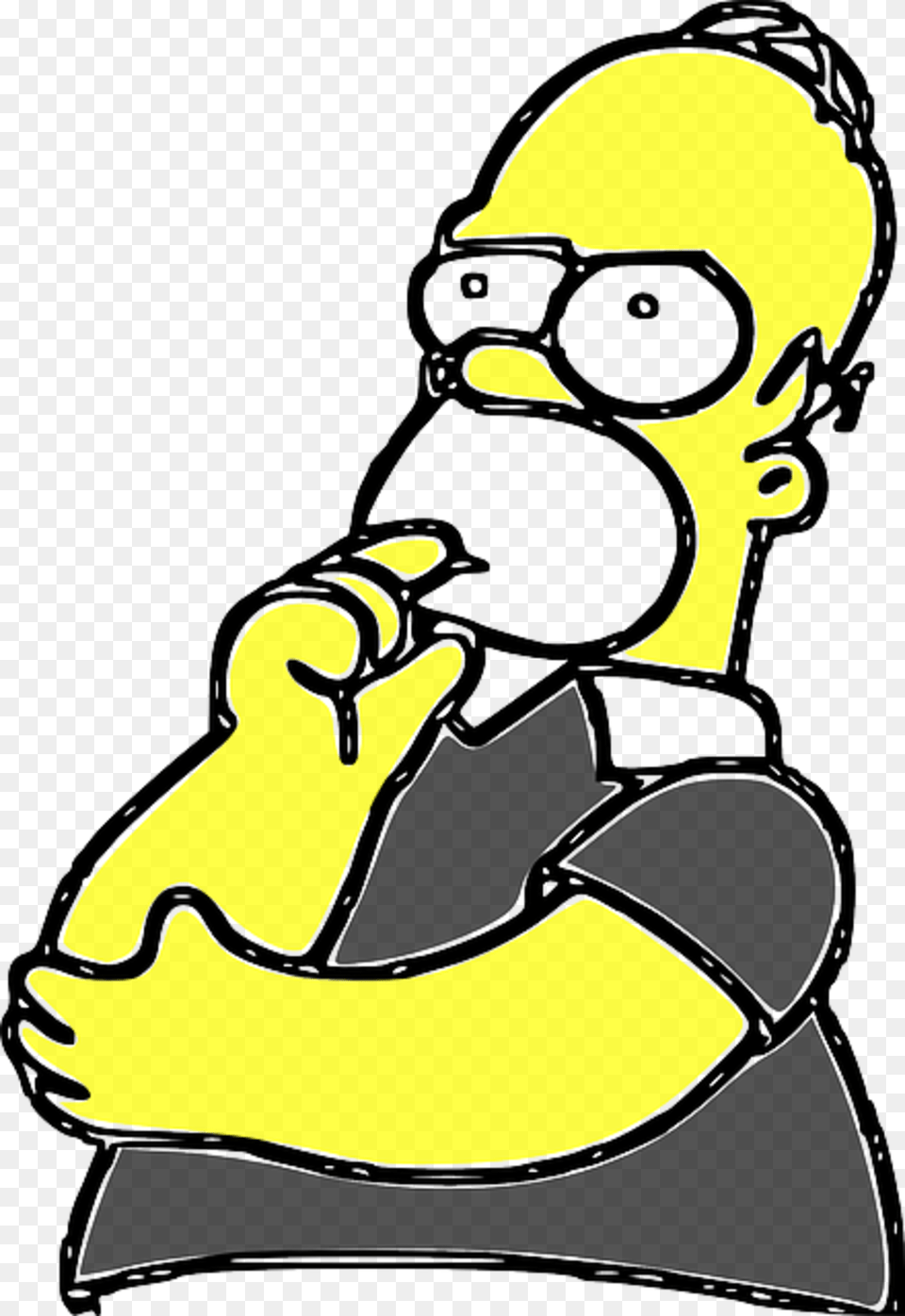 Homer Simpson As Parent Psychology Today New Zealand Simpson Thinking, Baby, Person, Face, Head Free Transparent Png