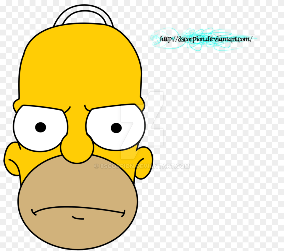 Homer Simpson Face Render, Baby, Person, Head Free Transparent Png