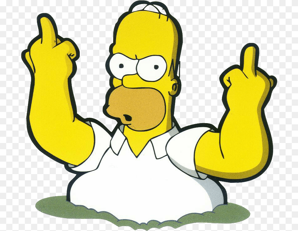 Homer Simpson Fuck You, Baby, Person, Face, Head Free Png