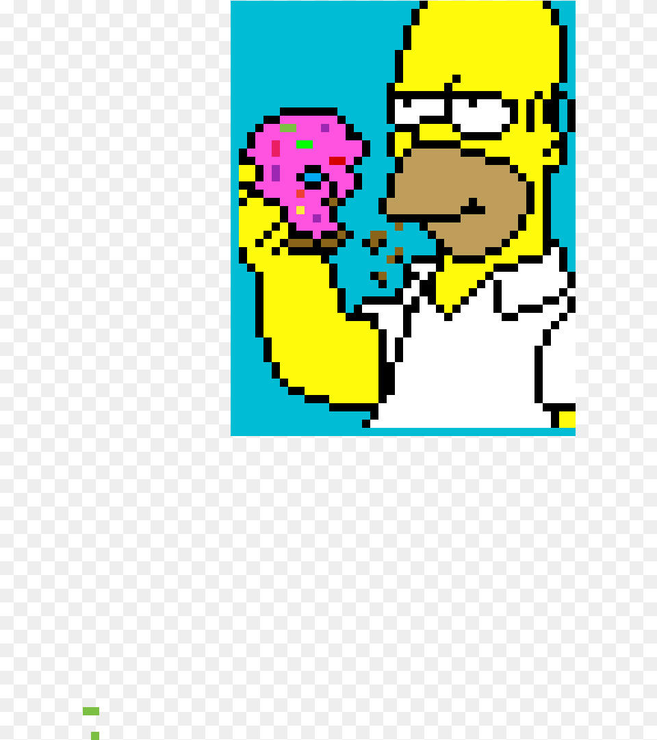 Homer Simpson Hama Beads, Clothing, Glove, Person, Coat Png